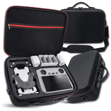 shumee Trdi kovček Alogy za DJI Mini 4 Pro / DJI Mini 3 Pro / Mini 3 Drone s trakom, črne barve