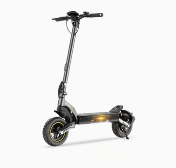 ISCOOTER iScooter V5 Pro zložljiv električni skiro, motor 500 W, baterija 48 V 12,5 Ah, doseg do 70 km, dvojno vzmetenje in 10" terenske pnevmatike