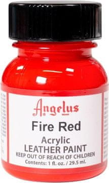 Rayher.	 Angelus barva za usnje, Ognjeno rdeča, 29.5ml