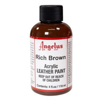Rayher.	 Angelus barva za usnje, Močno rjava, 118ml