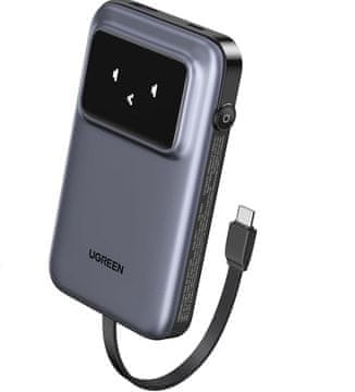 Ugreen Uno polnilna prenosna baterija, 10000 mAh, 30 W (35603B)