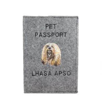 shumee Lhasa Apso - etui za pasji potni list, ovitek za dokumente, potovalno darilo znamke Art-Dog