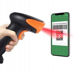 shumee Brezžični USB 1D 2D WiFi čitalnik črtnih kod in QR kod Zenwire W213