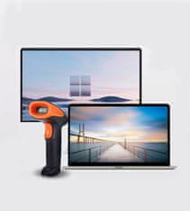 shumee Brezžični USB 1D 2D WiFi čitalnik črtnih kod in QR kod Zenwire W213