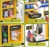 [pakb] Supermarketna kavarna 2 v 1 za otroke LED zvok 46 kosov Z3144
