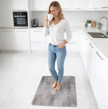 [paket] Preproga za dom in kuhinjo PVC kuhinjski tekač 60x100 cm D7585