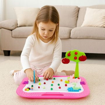 [pacza][1] Montessori sestavljanka Gobe Kovček 280 kosov U907R