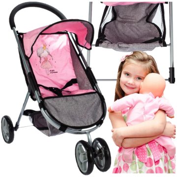 [paket][5] Lahek voziček za punčke Princess X395