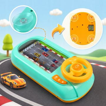 [paczb] Simulator vožnje z volanom za otroško dirkalno konzolo Z3484