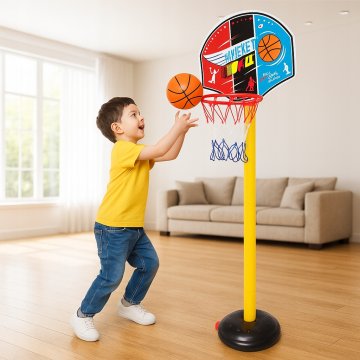 [paket][5] Košarkarski komplet ZA otroke, košarkarska žoga 140 CM Y291