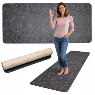 [5] Preproga za dom in kuhinjo PVC kuhinjski tekač 70x200 cm D7609