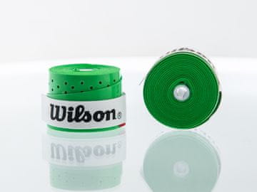 Wilson Overgrip Sticky Perforirani Teniski Ročaj - Zelen