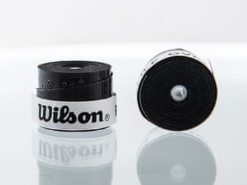 Wilson Overgrip Sticky Perforirani Teniski Ročaj - Črn