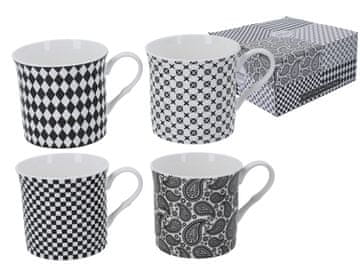 Heritage, komplet 4 skodelic - Shades of Grey (FBCh)