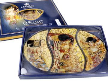Carmani, dekorativni krožnik. G. Klimt (3 kosi)