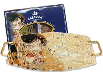 Carmani, dekorativni krožnik G. Klimt Poljub