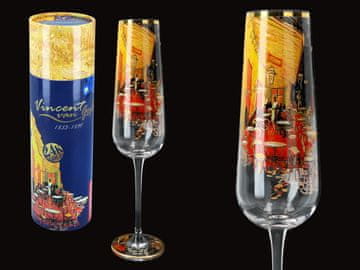 Kozarec za šampanjec - V. Van Gogh. Terasa kavarne ponoči (Carmani)