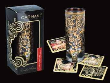Carmani, kozarec za vodko - G. Klimt. Drevo