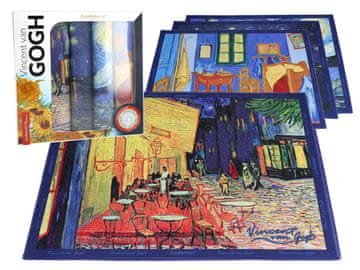Komplet 4 podstavkov - V. Van Gogh. Mix 1 (carmani)