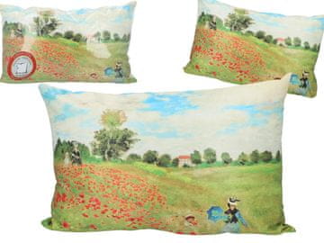 Polnjena/zadrgasta blazina - Claude Monet, Makovo polje (Carmani)
