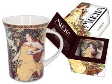 Carmani, vrček - Alfons Mucha. Štirje letni časi - Jesen