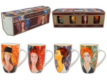 Carmani, komplet 4 skodelic - A. Modigliani