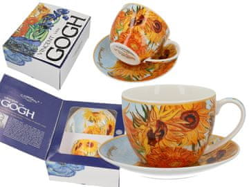 Skodelica in krožnik - V. Van Gogh. Sončnice (carmani)