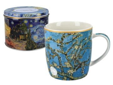 Skodelica v pločevinki - V. van Gogh, Cvetoče mandljevo drevo (carmani)