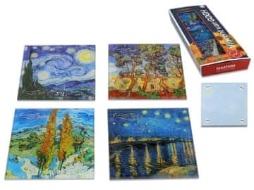 Komplet 4 steklenih podstavkov - V. van Gogh (carmani)