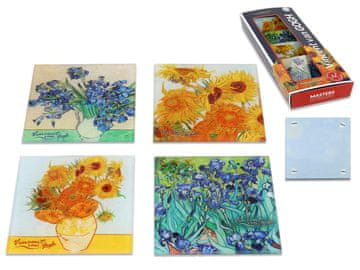 Komplet 4 steklenih podstavkov - V. van Gogh (carmani)