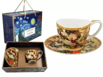 Carmani, Velika skodelica Vanessa 340 ml - VAN Gogh/Vaza z vrtnicami