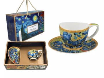 Carmani, skodelica za espresso t. Mini Vanessa 90ml - VAN Gogh/Irisi