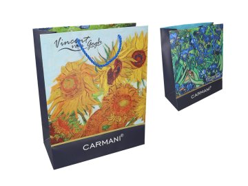 Carmani Darilna vrečka - V. van Gogh, Perunike, Sončnice ()
