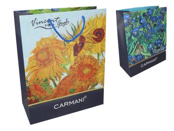 Carmani Darilna vrečka - V. van Gogh, Perunike, Sončnice ()