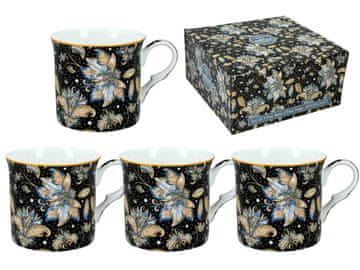 Heritage, komplet 4 porcelanastih skodelic - mesečina