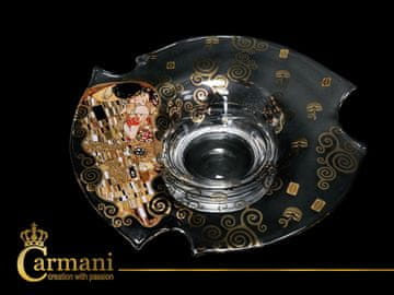 Carmani, steklena plošča - Gustav Klimt Poljub