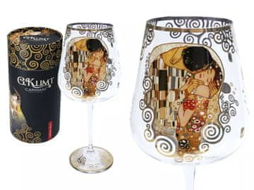 Carmani, kozarec za vino - gustav klimt/Poljub, poljub