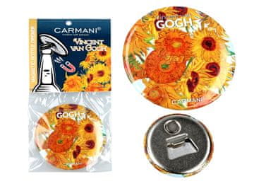Carmani Magnetni odpirač za steklenice - V. van Gogh, Sončnice ()