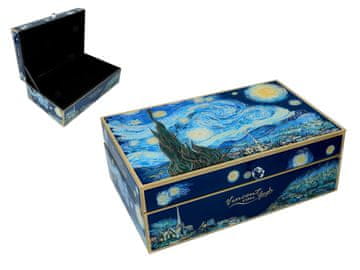 Carmani, steklena škatla za nakit - VAN Gogh/Zvezdna noč