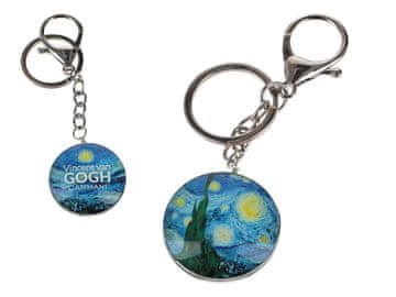 Carmani, obesek/ključ za torbico - VAN Gogh/Zvezdna noč
