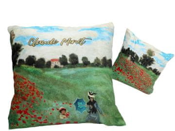Carmani, blazina s polnilom/zadrgo - Claude Monet/Makovo polje
