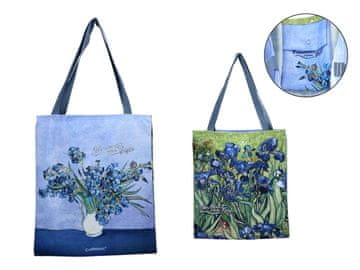 Carmani, torba za čez ramo, za nakupovanje do 5 kg - VAN gogh/Irises, mix