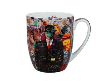 Carmani, porcelanasta skodelica t. Camio 380ml - grafiti