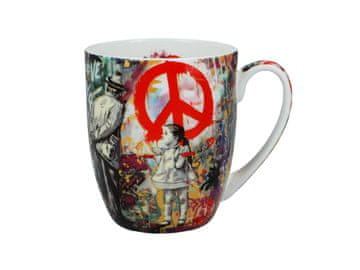 Carmani, porcelanasta skodelica t. Camio 380ml - grafiti
