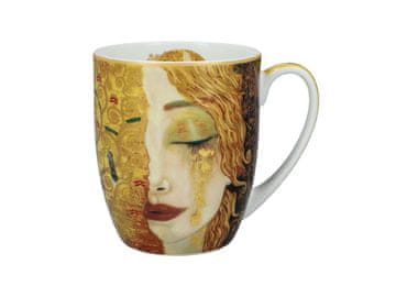 Carmani, porcelanasta skodelica t. Camio 380ml - Gustav Klimt/Zlate solze