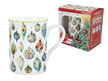 Carmani, božična skodelica 360 ml t. Classic - vesel božič/božične kroglice
