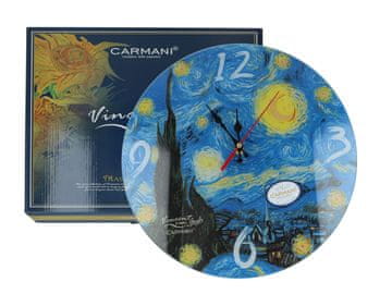 Stenska ura - G. Klimt, V. van Gogh, Zvezdna noč (carmani)