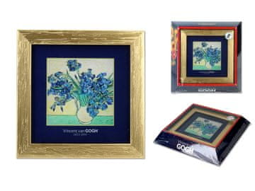 Carmani, slika - VAN gogh/Irisi, zlati okvir