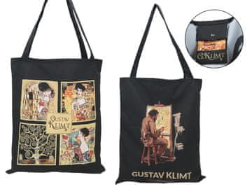 Carmani, torba za čez ramo, za nakupovanje do 5 kg - Gustav Klimt, kolaž