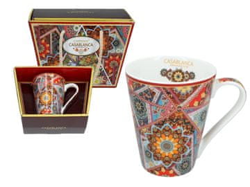 Carmani, porcelanasta skodelica 370 ml - okraski Casablanca, maroški vzorec
